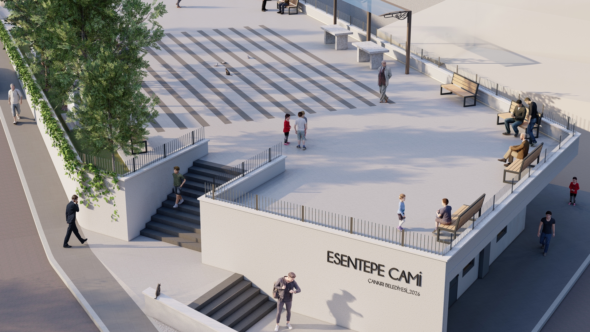 Esentepe Cami Önü Meydan ve Çevre Düzenlemesi